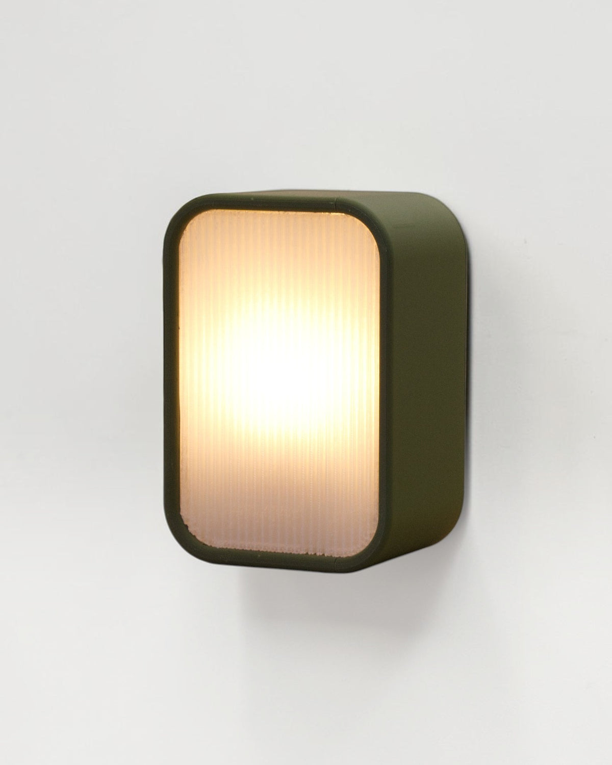 Applique murale NOVA olive, luminaire design fabriqué en France en impression 3D
