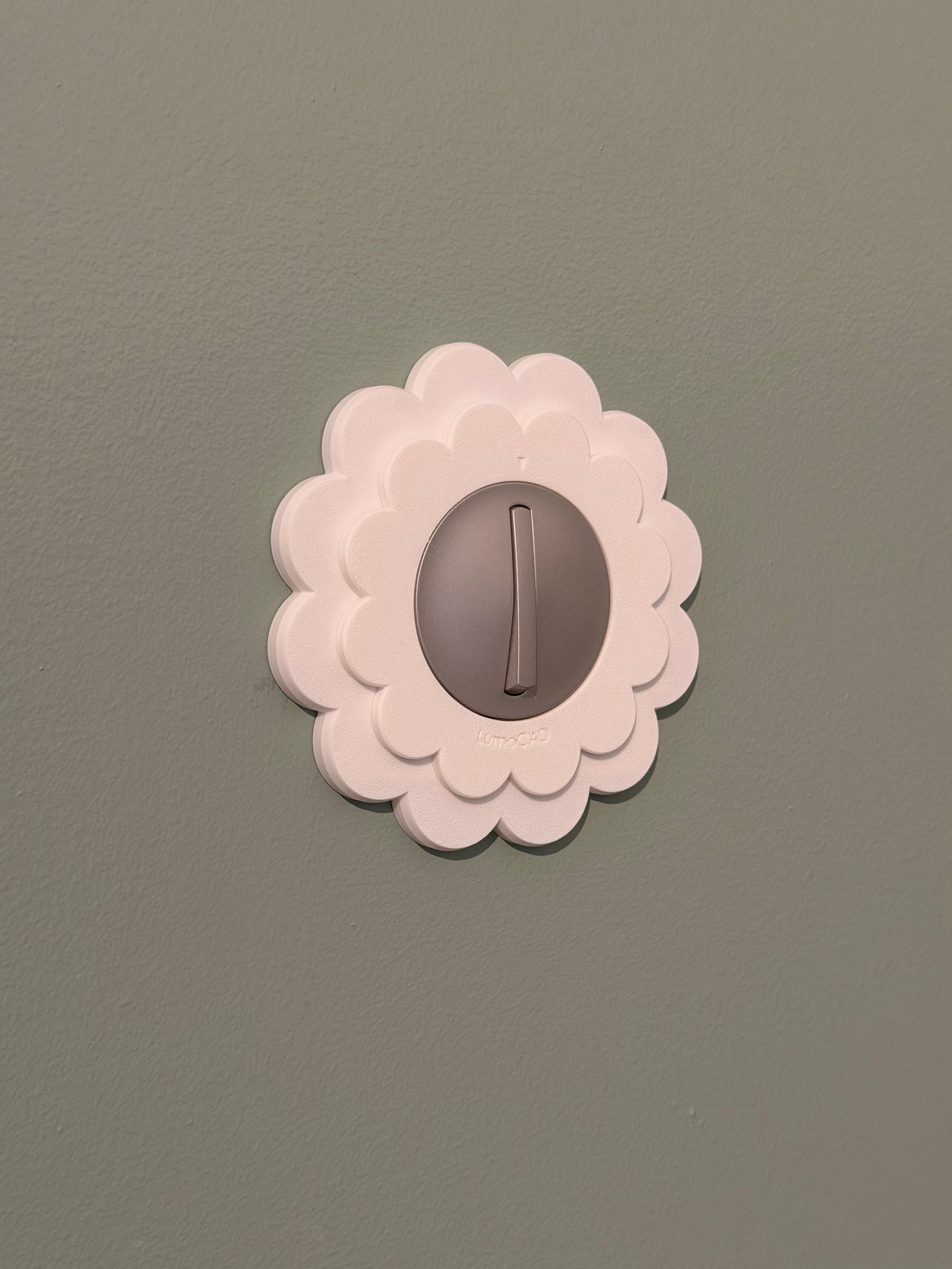 Cache prise Floa Blanc LumoCAD