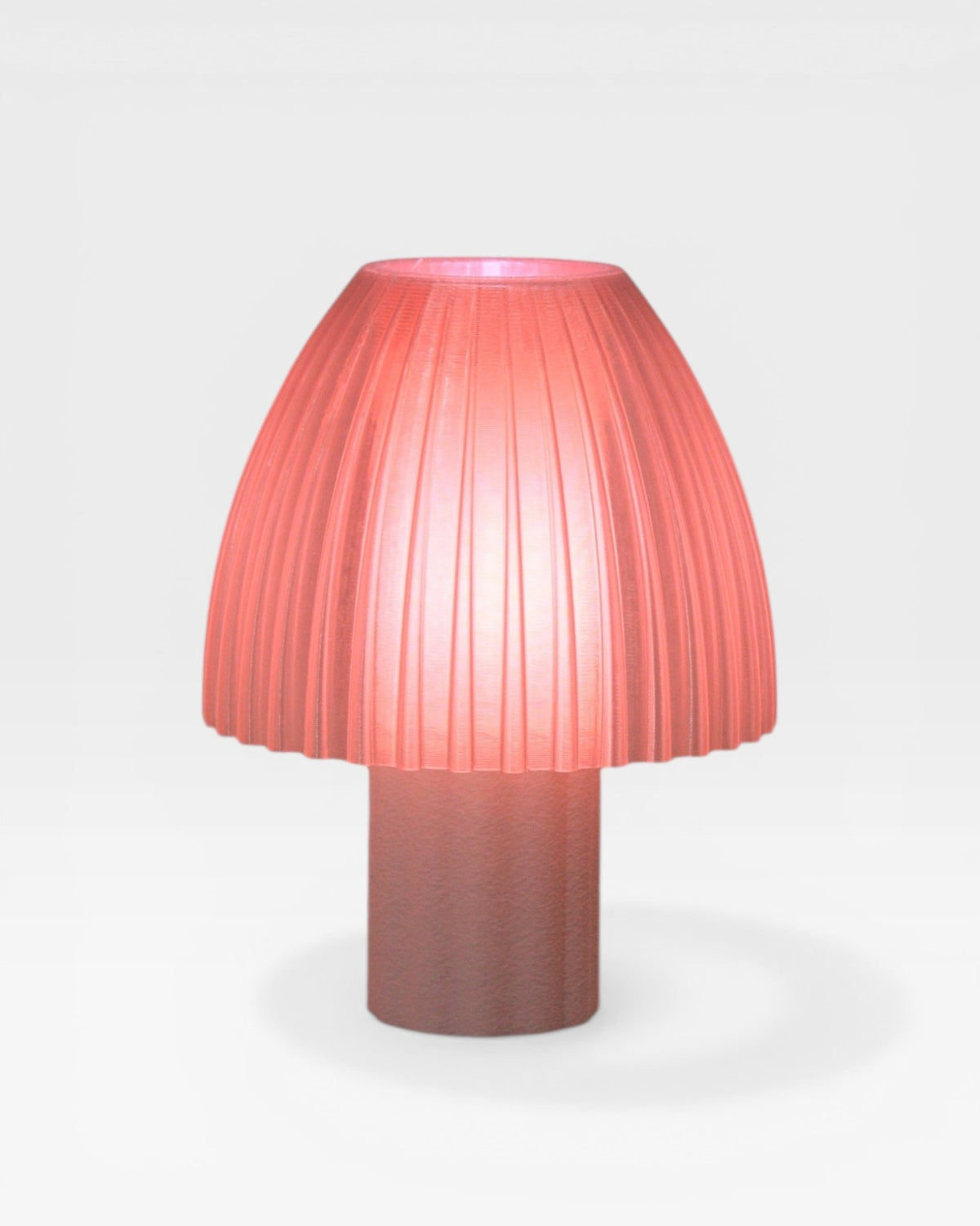 Lampe à poser Mirbola Corail, luminaire design fabriqué en France en impression 3D