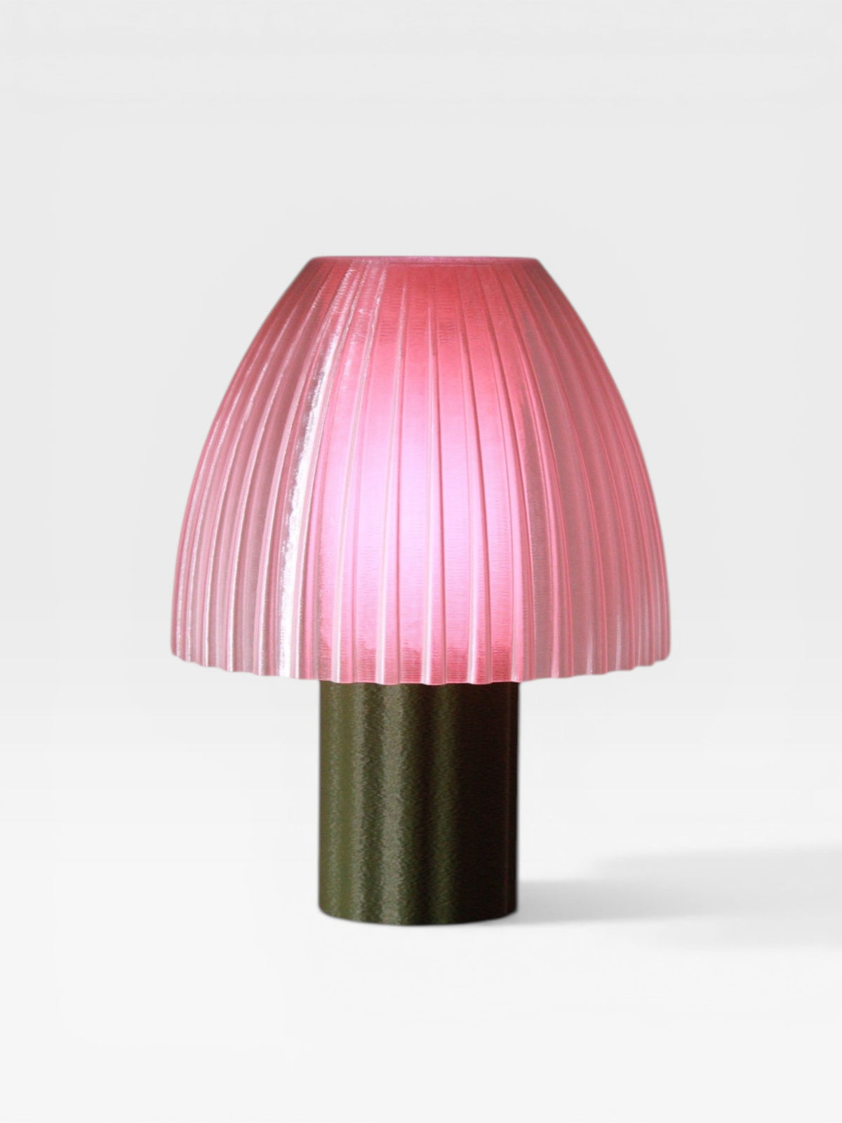 Lampe à poser Mirbola Framboise, luminaire design fabriqué en France en impression 3D