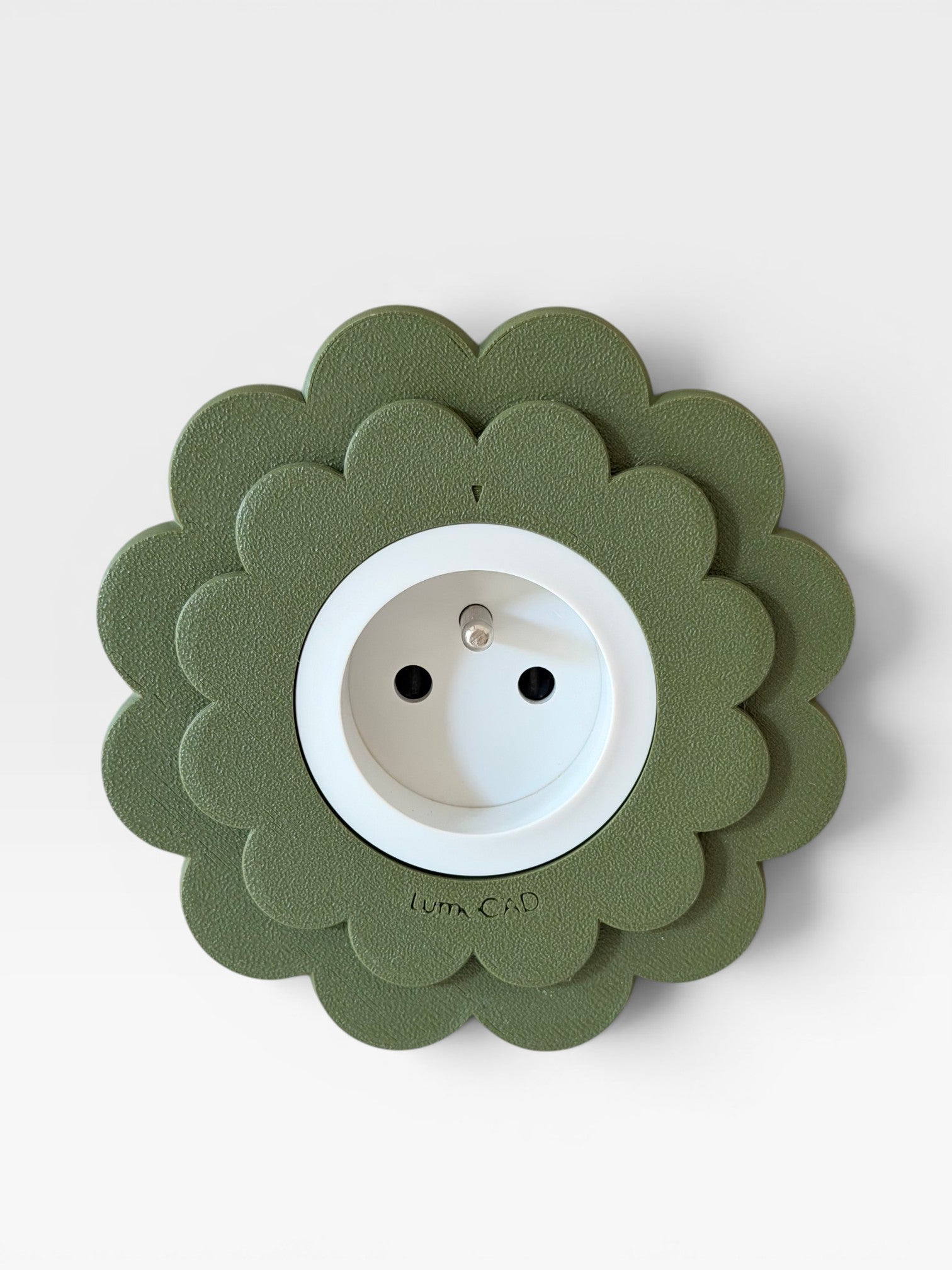Cache prise Floa Vert kaki LumoCAD